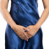 woman in blue with chronic cystitis symptoms